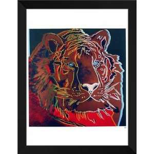   Andy Warhol FRAMED 28x36 Endangered Siberian Tiger