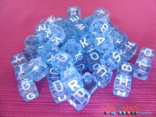 HOT 500g WHOLESALE BULK Acrylic Letter/ Alphabet CUBE COIN Loose beads 