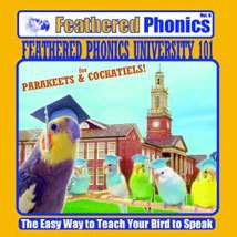 Feathered Phonics 9 Teach your bird to talk/Free perch  