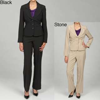 Charlotte & Co Womens Shirred Waist Pant Suit  