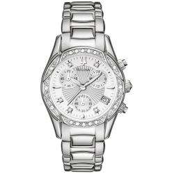 Bulova Womens Diamond Accent Chronograph Watch  Overstock