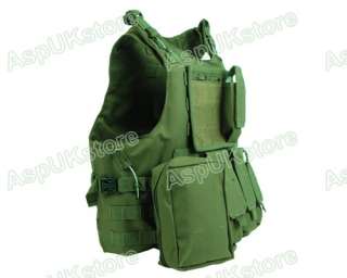 Airsoft Molle Tactical FSBE Style Carrier Vest OD AG  