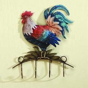  Metal Paint Rooster Wall Hanger