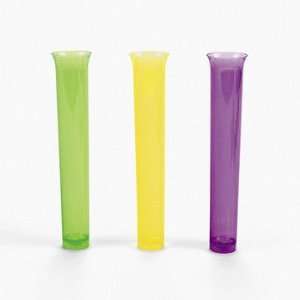  Mardi Gras Test Tube Shot Glasses   Tableware & Party 