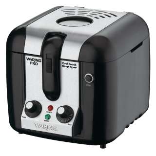 Waring WPF100BPC Pro Black Cool Touch Deep Fryer  Overstock
