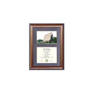  Air Force Falcons Suede Mat Diploma Frame with Lithograph 