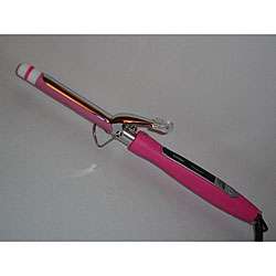 TurboIon Croc Soiid Ceramic 1 inch Pink Curling Iron  
