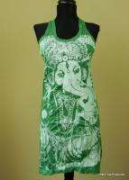   Shirt Tunic Yoga Tank Top Mini Dress God Ganesha Print New Gift  