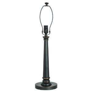 Sunter Lighting Tapered Column Table Lamp with Decorative Finial, Harp 