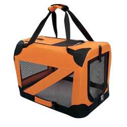   Life Extra Large 360 degree View Orange Pet Carrier  Overstock