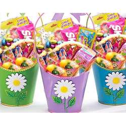 Daisy Pail Easter Candy Gift Basket  Overstock