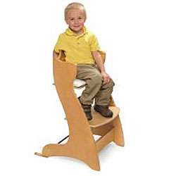 Badger Basket Embassy Wooden High Chair in Natural  