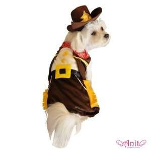  Cowboy Dog Costume: Toys & Games