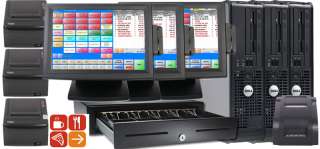 pcAmerica RPE Restaurant PRO Express 3 POS Stations NEW  