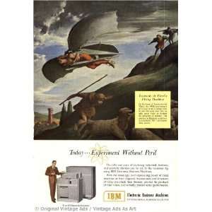  1952 IBM Today experiment without peril Vintage Ad: Home 