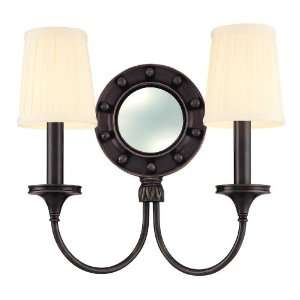  Hudson Valley 632 AGB Regent 2 Light Wall Sconce in Aged 