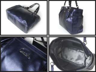 NWT COACH Gallery Signature Leather EW Tote bag purse $328 Black 17721 