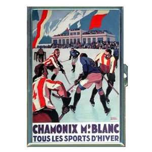 France Ice Hockey Retro ID Holder, Cigarette Case or Wallet MADE IN 