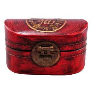  Chinese Fortune Bat Leather Box