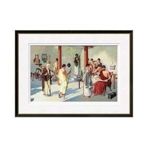  Athenian Boys Attend School Framed Giclee Print