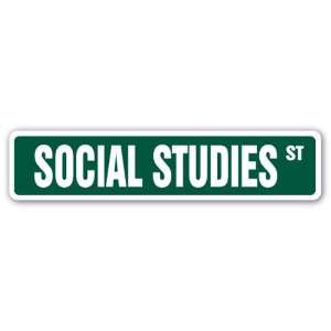  SOCIAL STUDIES Street Sign teacher course educator school 