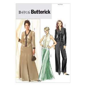 BUTTERICK PATTERN B4916 MISSES TOP, SKIRT AND PANTS SIZE BB 8 14 