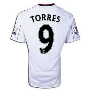 Torres Liverpool Away 10/11 Jersey (SizeL)  Sports 