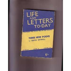 Life and Letters To Day Volume 28 Number 41 January 1941 