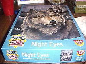 Night Eyes Wolf Puzzle B.A. Roberts  
