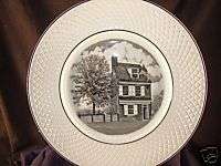 Betsy Ross House plate 10 Spode Masonic Phila 1962  