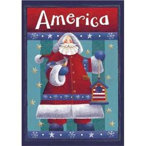  American Santa House Flag: Toys & Games