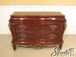 2877: KARGES French Louis XV Style Walnut Commode Dresser  