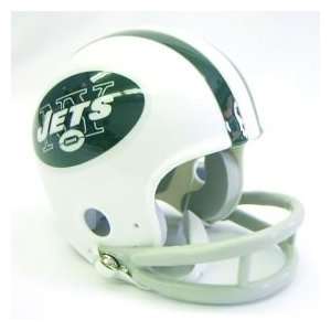  New York Jets 1965 77 2 Bar Throwback Replica Mini Helmet 