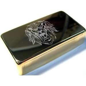 Lion Gold Engraved Humbucker Cover Musical Instruments