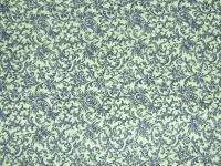 New Pineapple Print Cotton Quilt Sewing Fabric Green Or Blue Per Yard 