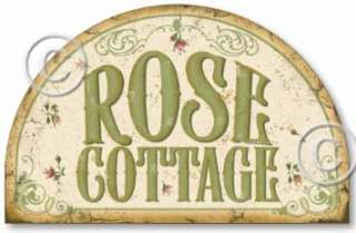  Item 94 Vintage Shabby Chic Style Rose Cottage Sign: Home 