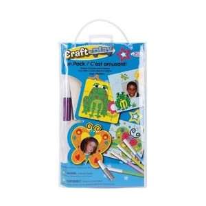 Crafty Craft n Play Fun Pack Frog & Butterfly; 3 Items/Order:  