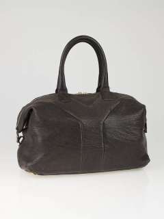 Yves Saint Laurent Brown Lambskin Leather Easy Y Bag  
