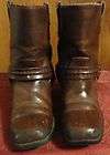 Cowboy Boots *NICE* KIDS/CHILDS * Sz 11* Square Toes * Buckles * Brown 