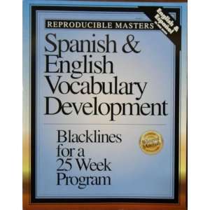  Spanish & English Vocabulary Development (Reproducible 