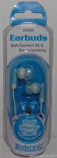 New) Luxtronic Blue Earphone For Ipod Itouch Iphone  