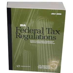  RIA Federal Tax Regulations (July 2008, Volume 5) Books