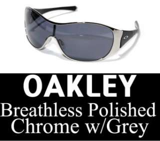 Oakley Breathless Chrome Grey Sunglasses 30 684  