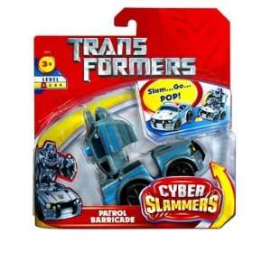  Transformers Cyber Slammers   Patrol Barricade Toys 