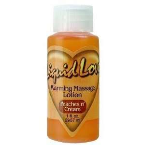  Liquid Love Warming Massage Oil 1oz Peaches Cream Health 