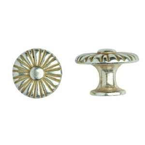   .47 Louis XVI Burnished Silver Knobs Cabinet Har: Home Improvement