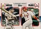 2010 stan musial albert pujols topps legendary lineage expedited 