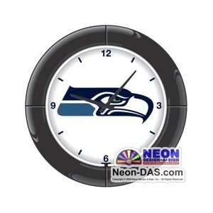  Seattle Seahawks Neon Clock: Home Improvement