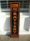 PHILLIPS 66 VINTAGE GAS AND OIL BATTERY SIGN FOR MAN CAVE, OFFICE 