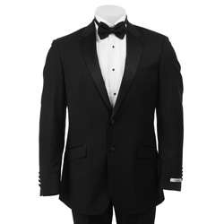 Kenneth Cole Slim Collection Mens Black Tuxedo  Overstock